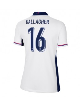 Billige England Conor Gallagher #16 Hjemmedrakt Dame EM 2024 Kortermet